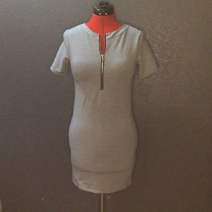 Misspap Zipper front bodycon dress